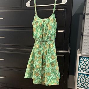 Green Floral Sundress
